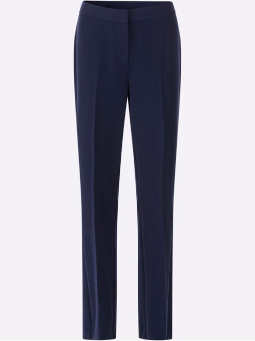 Pantalon plis repassés, effet affinant - taille standard - witt - Kiabi Pantalon plis repassés, effet affinant - taille standard - witt - Kiabi