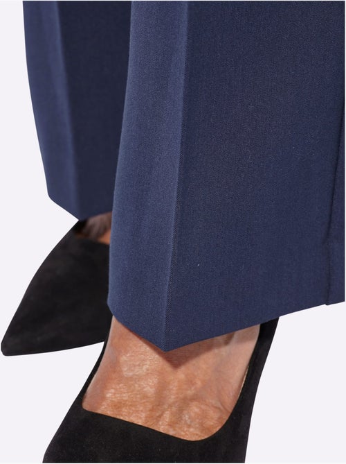 Pantalon plis repassés, effet affinant - taille standard - witt - Kiabi Pantalon plis repassés, effet affinant - taille standard - witt - Kiabi