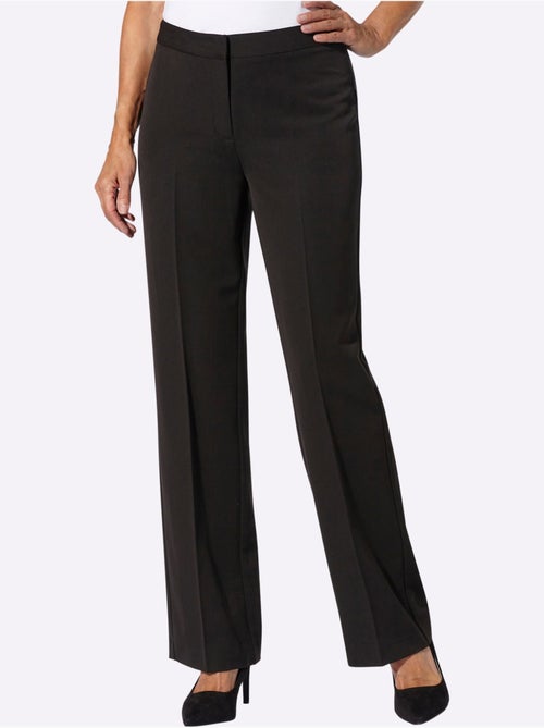 Pantalon plis repassés, effet affinant - taille standard - witt - Kiabi Pantalon plis repassés, effet affinant - taille standard - witt - Kiabi