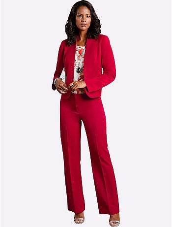 Pantalon Plissé 34% Viscose - Taille Courte - Witt