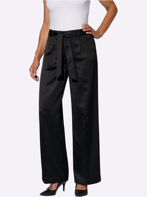 Pantalon Plissé 64% Viscose - Taille Standard - Witt - Kiabi