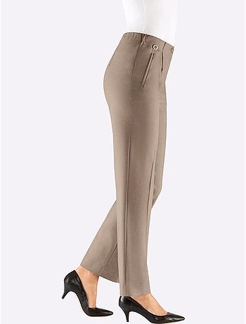 Pantalon Plissé Avec Viscose - Taille Standard - Witt