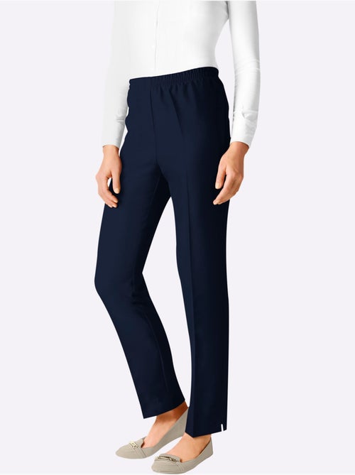 Pantalon Plissé Ceinture élastique Confortable - Taille Courte - Moda Vilona - Kiabi
