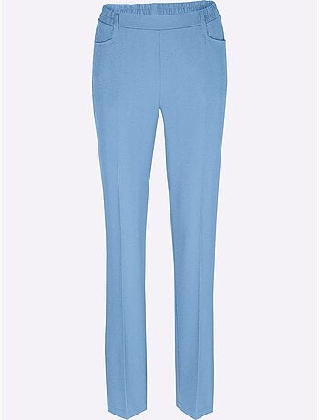 Pantalon Plissé Ceinture élastique Confortable - Taille Courte - Moda Vilona