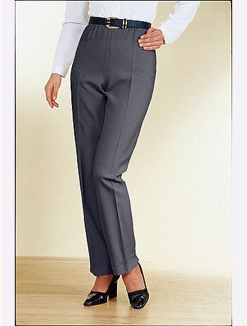 Pantalon Plissé Ceinture élastique Confortable - Taille Courte - Moda Vilona