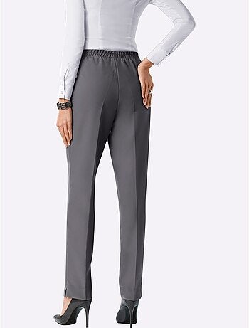 Pantalon Plissé Ceinture élastique Confortable - Taille Courte - Moda Vilona