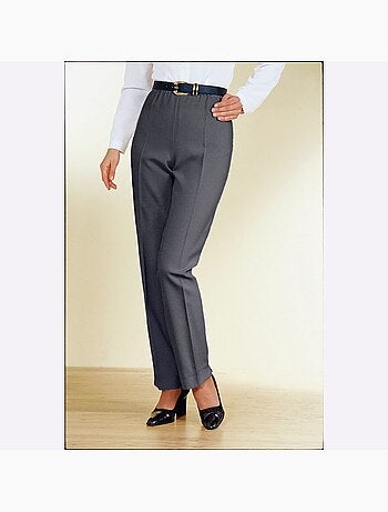 Pantalon Plissé Ceinture élastique Confortable - Taille Courte - Moda Vilona