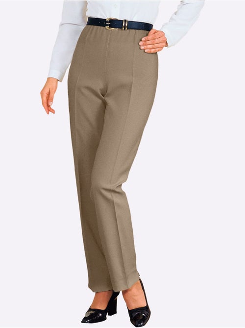 Pantalon Plissé Ceinture élastique Confortable - Taille Courte - Moda Vilona - Kiabi