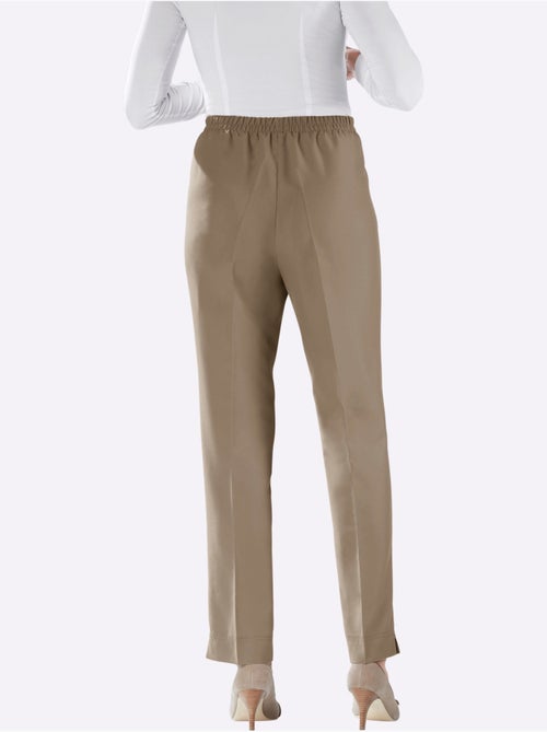 Pantalon Plissé Ceinture élastique Confortable - Taille Courte - Moda Vilona - Kiabi