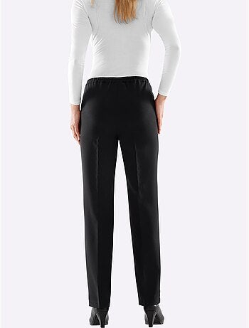 Pantalon Plissé Ceinture élastique Confortable - Taille Courte - Moda Vilona