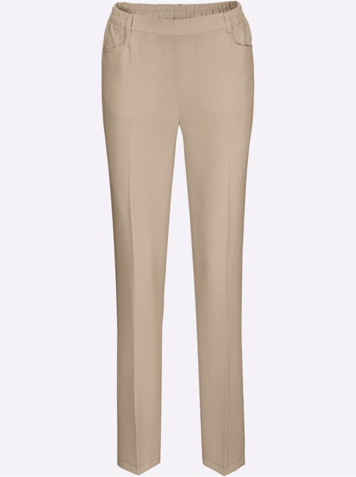 Pantalon Plissé Ceinture élastique Confortable - Taille Standard - Moda Vilona - Kiabi Pantalon Plissé Ceinture élastique Confortable - Taille Standard - Moda Vilona - Kiabi