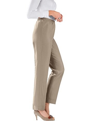 Pantalon Plissé Ceinture élastique Confortable - Taille Standard - Moda Vilona