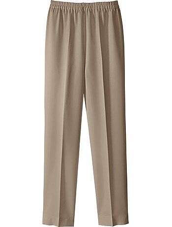 Pantalon Plissé Ceinture élastique Confortable - Taille Standard - Moda Vilona