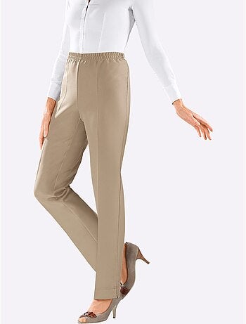 Pantalon Plissé Ceinture élastique Confortable - Taille Standard - Moda Vilona