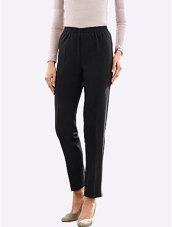 Pantalon Plissé Ceinture élastique Confortable - Taille Standard - Moda Vilona