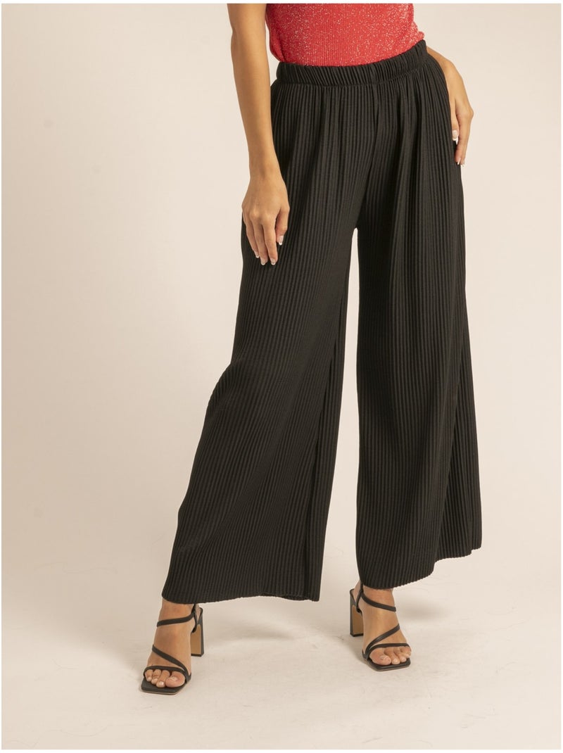 Pantalon plissé ELOU Beige - Kiabi