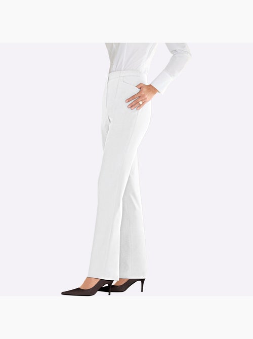 Pantalon Plissé Jambes Affinées - Taille Longue - Witt - Kiabi Pantalon Plissé Jambes Affinées - Taille Longue - Witt - Kiabi