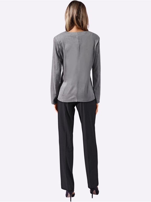 Pantalon Plissé Jambes Affinées - Taille Longue - Witt - Kiabi