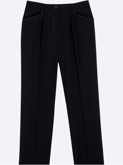 Pantalon Plissé Jambes Affinées - Taille Longue - Witt - Kiabi