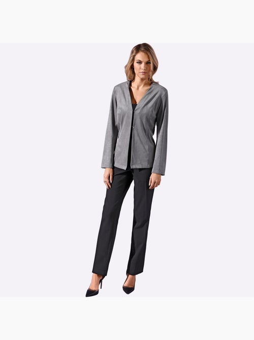 Pantalon Plissé Jambes Affinées - Taille Longue - Witt - Kiabi