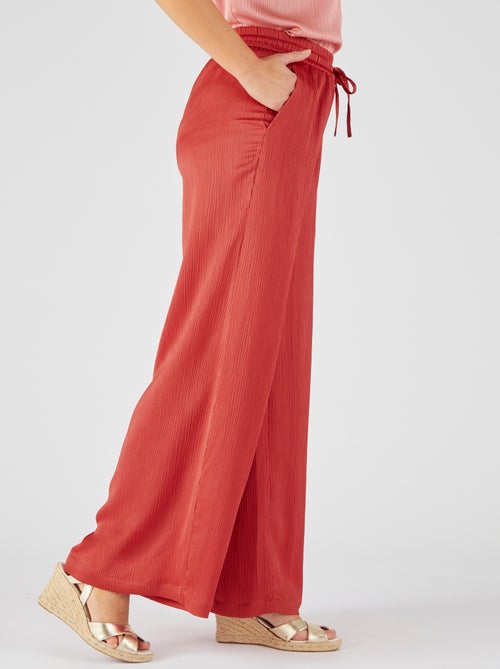 Pantalon plissé permanent - Damart - Kiabi