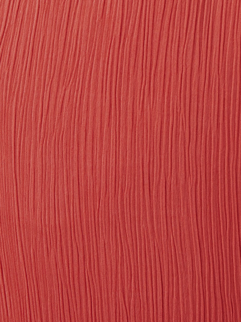 Pantalon plissé permanent - Damart Rouge - Kiabi