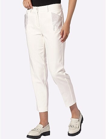 Pantalon Plissé Petites Pierres Fantaisie - Taille Standard - helline