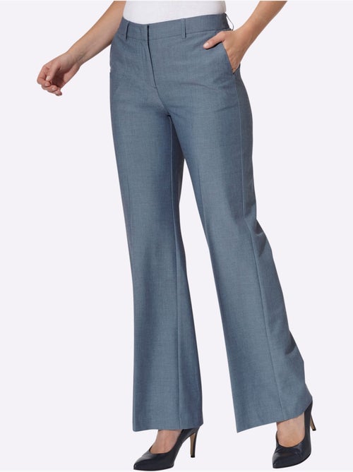 Pantalon plissé plis repassés, effet affinant - taille standard - helline - Kiabi Pantalon plissé plis repassés, effet affinant - taille standard - helline - Kiabi