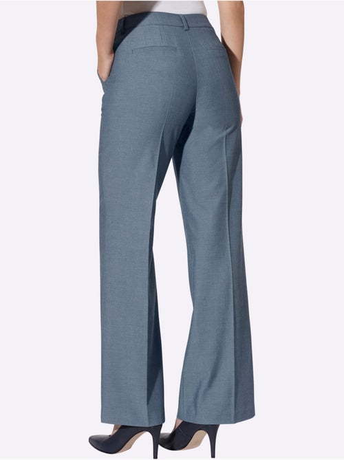 Pantalon plissé plis repassés, effet affinant - taille standard - helline - Kiabi Pantalon plissé plis repassés, effet affinant - taille standard - helline - Kiabi