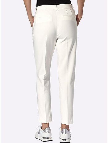 Pantalon Plissé Plis Repassés, Effet Affinant - Taille Standard - Helline