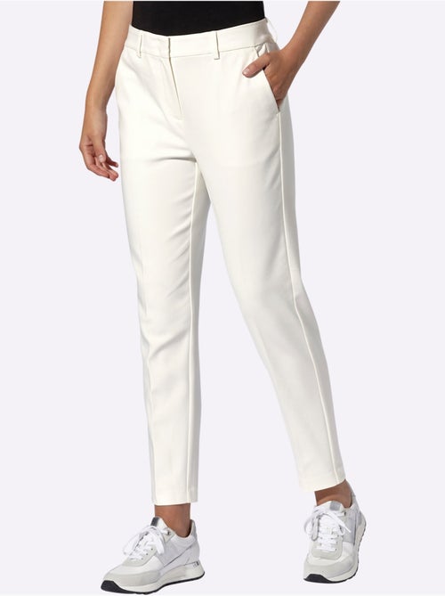 Pantalon Plissé Plis Repassés, Effet Affinant - Taille Standard - Helline - Kiabi
