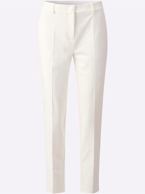 Pantalon Plissé Plis Repassés, Effet Affinant - Taille Standard - Helline - Kiabi