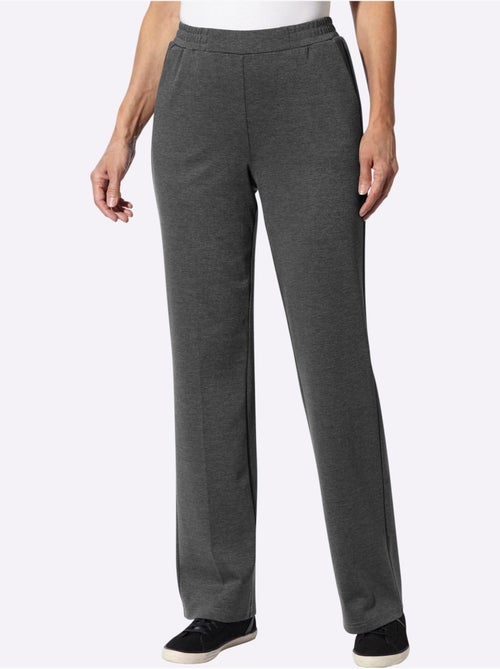 Pantalon plissé plis repassés soignés - taille courte - moda vilona - Kiabi