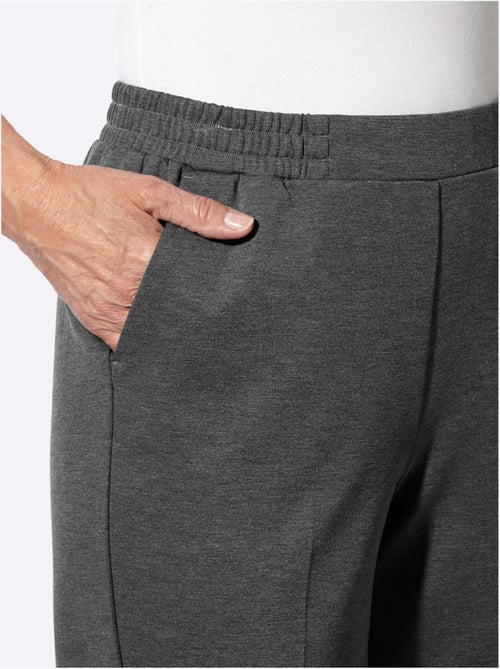 Pantalon plissé plis repassés soignés - taille courte - moda vilona - Kiabi