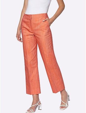 Pantalon Plissé Qualité Denim Teintée - Taille Standard - helline