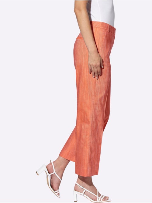 Pantalon Plissé Qualité Denim Teintée - Taille Standard - helline - Kiabi