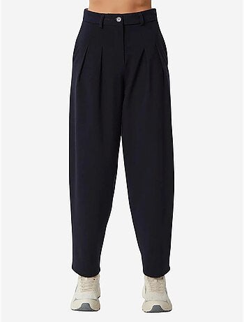 Pantalon plissé taille haute à jambes larges istanbul