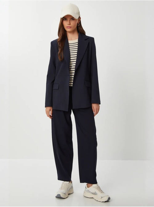 Pantalon plissé taille haute à jambes larges istanbul - Kiabi Pantalon plissé taille haute à jambes larges istanbul - Kiabi