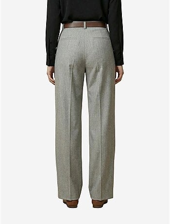 Pantalon plissé taille haute à jambes larges my fashion