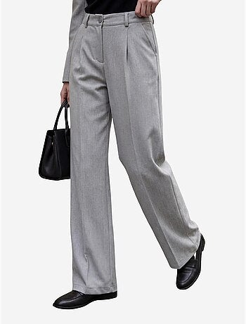 Pantalon plissé taille haute à jambes larges my fashion