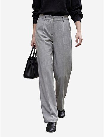 Pantalon plissé taille haute à jambes larges my fashion