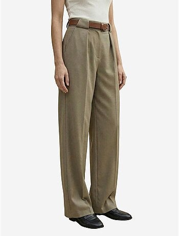 Pantalon plissé taille haute à jambes larges my fashion
