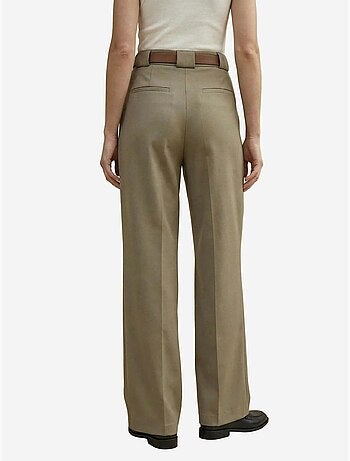 Pantalon plissé taille haute à jambes larges my fashion