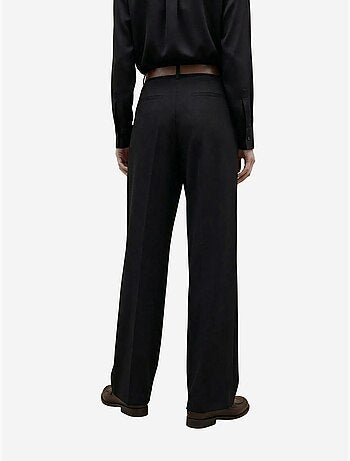 Pantalon plissé taille haute à jambes larges my fashion