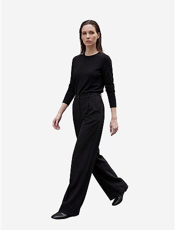 Pantalon plissé taille haute à jambes larges my fashion