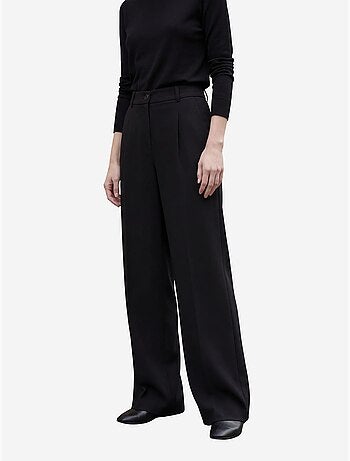 Pantalon plissé taille haute à jambes larges my fashion