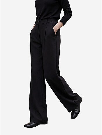 Pantalon plissé taille haute à jambes larges my fashion