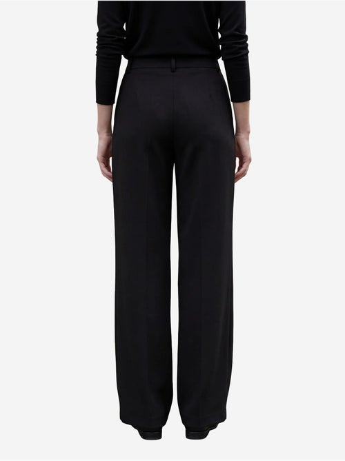 Pantalon plissé taille haute à jambes larges my fashion - Kiabi Pantalon plissé taille haute à jambes larges my fashion - Kiabi