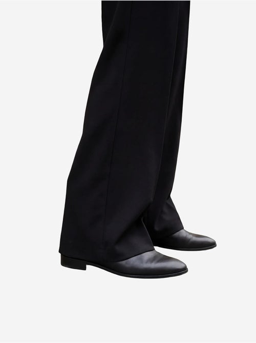 Pantalon plissé taille haute à jambes larges my fashion - Kiabi Pantalon plissé taille haute à jambes larges my fashion - Kiabi