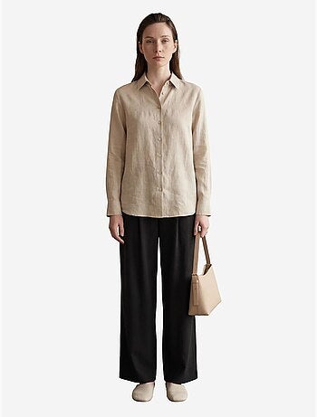 Pantalon plissé taille haute à jambes larges my fashion